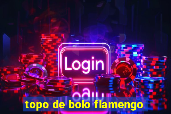 topo de bolo flamengo